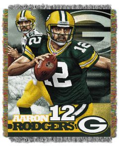 The Northwest Company Aaron Rodgers - Packers  "Players" 48x60 Tapestry Throw