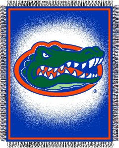 The Northwest Company Florida Gators "Focus" 48"x60" Triple Woven Jacquard Throw (College) - Florida Gators "Focus" 48"x60" Triple Woven Jacquard Throw (College)