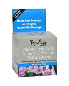 Reviva Labs Alpha Lipoic Acid Vitamin C Ester and DMAE Cream - 2 oz