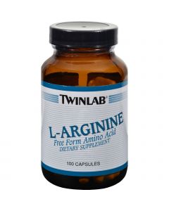Twinlab L-Arginine - 500 mg - 100 Capsules
