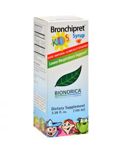 Sinupret By Bionorica Sinupret Bronchipret Syrup For Kids - 3.38 fl oz