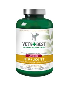 Vet's Best Dog Advanced Hip and Joint Supplement 90 Tablets Green 3" x 3" x 5.75"