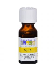 Aura Cacia Myrrh in Jojoba Oil - 0.5 fl oz