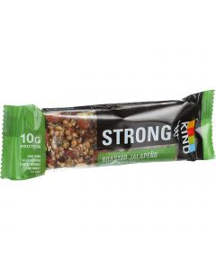 Strong and Kind Bar - Roasted Jalapeno Almond - 1.6 oz Bars - Case of 12