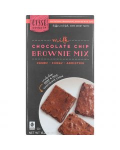 Cisse Brownie Mix - Fair Trade - Milk Chocolate Chip - 16.2 oz - case of 6