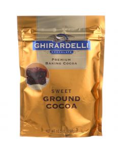 Ghirardelli Baking Cocoa - Premium - Sweet Ground - 10.5 oz - case of 6
