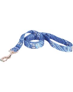 Yellow Dog Design Yellow Dog Lead .75"X60"-Bandana Blue