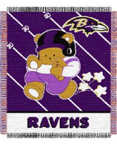 The Northwest Company Ravens baby 36"x 46" Triple Woven Jacquard Throw (NFL) - Ravens baby 36"x 46" Triple Woven Jacquard Throw (NFL)