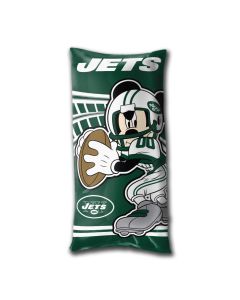 The Northwest Company Jets 18"x36" Mickey Juvenile Folded Body Pillow (NFL) - Jets 18"x36" Mickey Juvenile Folded Body Pillow (NFL)