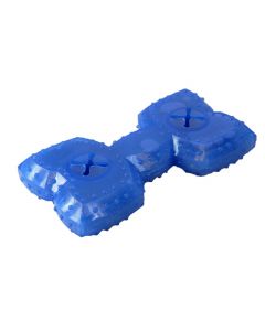 Hugs Pet Products Arctic Freeze Bone Dog Toy Blue 5.75" x 3.25" x 1.25"