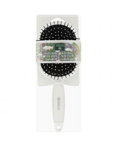 Earth Therapeutics Hair Brush - Paddle - Silicon - White - 1 Count