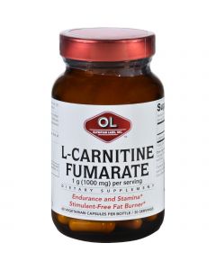 Olympian Labs L-Carnitine Fumarate - 1000 mg - 60 Vegetarian Capsules