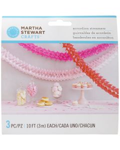 Martha Stewart Accordion Streamers Makes 3-Warm