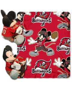 The Northwest Company Buccaneers 40"x50" Mickey Hugger w/ Fleece Throw (NFL) - Buccaneers 40"x50" Mickey Hugger w/ Fleece Throw (NFL)