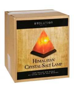 Evolution Salt Crystal Salt Lamp - Pyramid - 7 inches - 1 Count