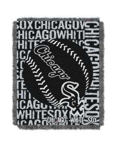 The Northwest Company White Sox   48x60 Triple Woven Jacquard Throw - Double Play Series