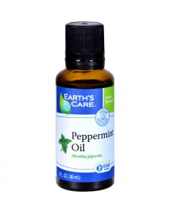 Earth's Care Essential Oil - 100 Percent Pure - Natr - Peppermint - 1 fl oz