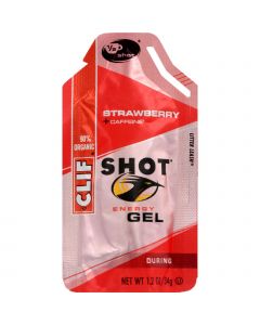 Clif Bar Clif Shot - Organic Strawberry - Case of 24 - 1.2 oz