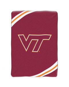 The Northwest Company VIRGINIA TECH  "Force" 60"80" Raschel Throw (College) - VIRGINIA TECH  "Force" 60"80" Raschel Throw (College)