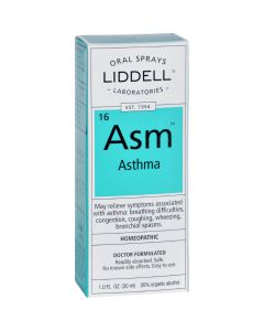 Liddell Homeopathic Asthma - Asm - Oral Spray - 1 oz