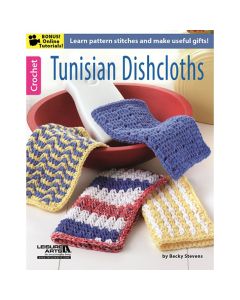 Leisure Arts-Tunisian Dishcloths