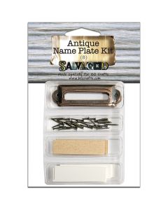 BCI Crafts Salvaged Antique Name Plate Kit 8/Pkg-