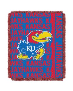 The Northwest Company Kansas College 48x60 Triple Woven Jacquard Throw - Double Play Series