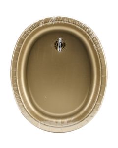 Creative Converting Dinner Platter 10"X12" 8/Pkg-Glittering Gold