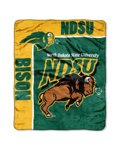 The Northwest Company North Dakota State "School Spirit" 50"x60" Raschel Throw (College) - North Dakota State "School Spirit" 50"x60" Raschel Throw (College)