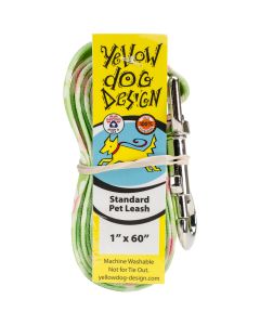 Yellow Dog Design Yellow Dog Lead 1"X60"-Green Daisy