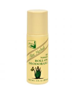 Alvera All Natural Roll-On Deodorant Aloe Herbal - 3 fl oz