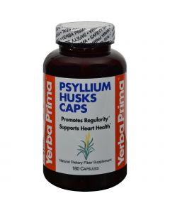 Yerba Prima Psyllium Husks Caps - 180 Capsules