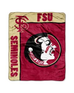 The Northwest Company Florida State "School Spirit" 50"x60" Raschel Throw (College) - Florida State "School Spirit" 50"x60" Raschel Throw (College)