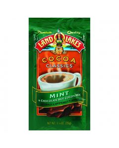 Land O Lakes Cocoa Classic Mix - Mint and Chocolate - 1.25 oz - Case of 12