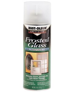 RUST-OLEUM Frosted Glass Semi-Transparent Finish Aerosol Spray 11oz-Clear