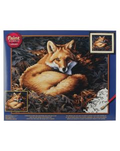 Dimensions Paint Works Paint By Number Kit 20"X16"-Sunlit Fox