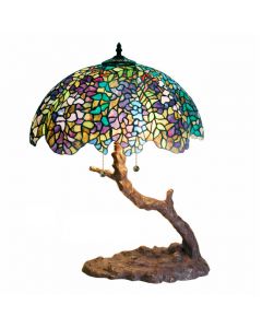 Warehouse of Tiffany Tiffany-style Tree Lamp