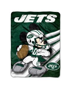 The Northwest Company Jets 46"x60" Mickey Micro Raschel Throw (NFL) - Jets 46"x60" Mickey Micro Raschel Throw (NFL)