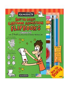 General Pencil How To Draw Cartoon Flip Books! Kit-