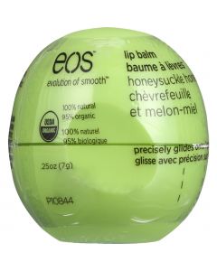 EOS Products Lip Balm - Organic - Smooth Sphere - Honeysuckle Honeydew - .25 oz - case of 8