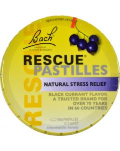 Bach Flower Remedies Rescue Pastilles Black Currant - 1.7 oz - Case of 12