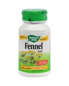 Nature's Way Fennel Seed - 100 Capsules