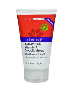 Derma E Vitamin A Glycolic Facial Scrub - 4 oz