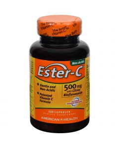 American Health Ester-C with Citrus Bioflavonoids - 500 mg - 120 Capsules