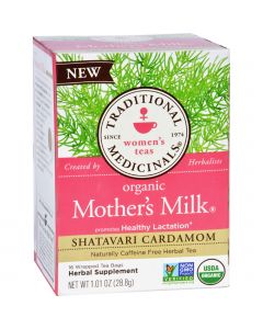 Traditional Medicinals Tea - Orgnc - Hrb - Mthr Mlk - Shat - 16 ct - 1 Case