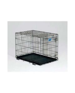 Midwest Life Stages Single Door Dog Crate Black 24" x 18" x 21"