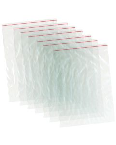 Multicraft Imports Ziplock Polybags 15/Pkg-6"X8" Clear