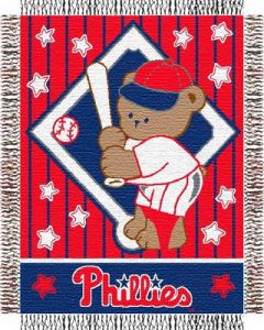 The Northwest Company Phillies baby 36"x 46" Triple Woven Jacquard Throw (MLB) - Phillies baby 36"x 46" Triple Woven Jacquard Throw (MLB)