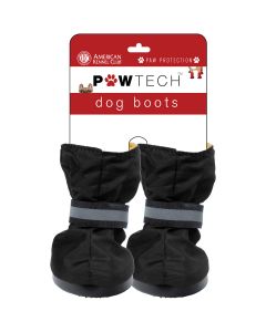 Bh Pet Gear Paw Tech Nylon Dog Boot Large 3"-Black
