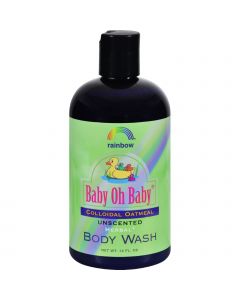 Rainbow Research Baby Oh Baby Organic Herbal Wash Colloidal Oatmeal Unscented - 12 fl oz